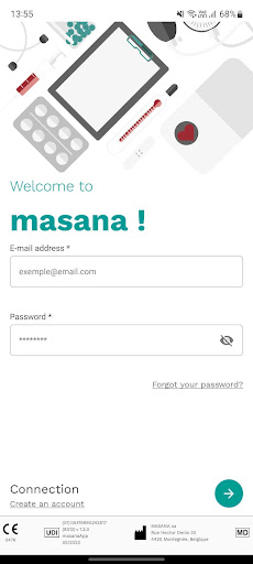 Android application masana screenshort