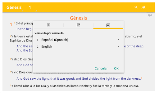 Mexico Bible App (eng/spa) Screen 3