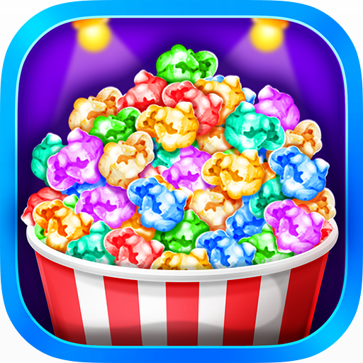 Popcorn Maker - Rainbow Food  Icon