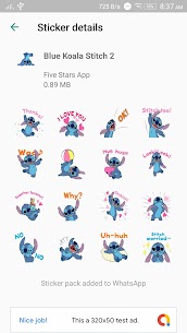 Cute Blue Koala Stitch For Pc (Download On Windows 7/8/10/ And Mac) 1