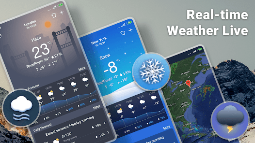 Weather: Live radar & widgets  screenshots 1