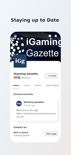 iGaming Gazette Screen 2