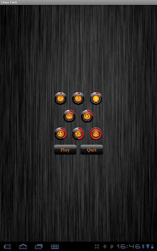 Android application Chess Clock screenshort