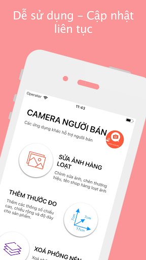 Android application Camera người bán screenshort