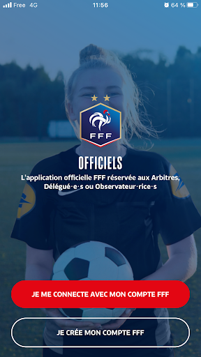 Android application Officiels FFF screenshort