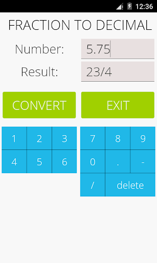 Fraction to Decimal Screen 3