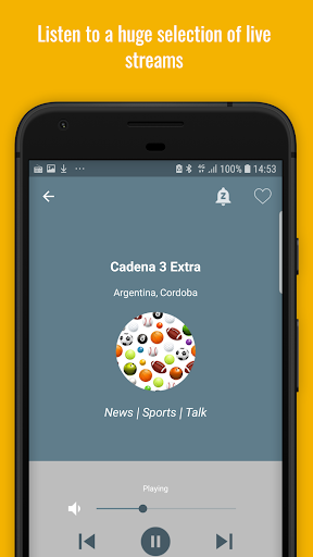 Argentina Sports Radio Screen 2