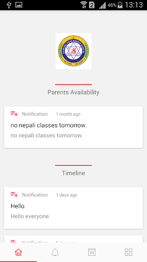 Adarsha Vidya Mandir School Screen 2