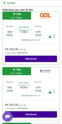 Click Voss - Passagens Aéreas Screen 3