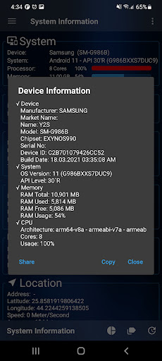 SysInfo Pro System Information Screen 3
