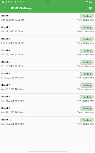 Screenshot of TestDriller JAMB CBT 2025