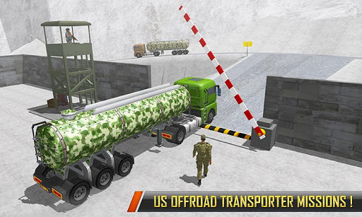 Military Oil Tanker Truck Game Screen 2