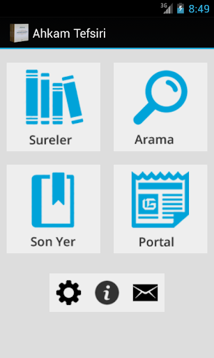 Android application Ahkam Tefsiri screenshort