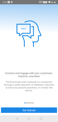 Android application QuestionPro - CX screenshort