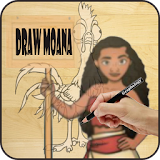 How To Draw Moana icon