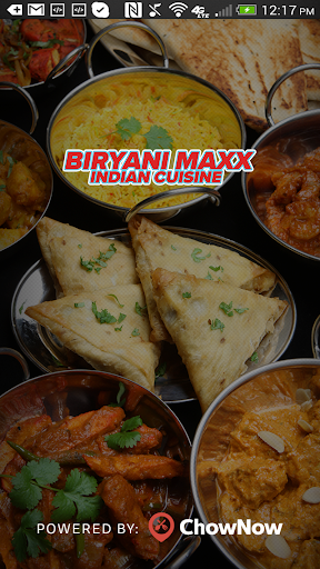 Android application Biryani Maxx Indian Cuisine screenshort