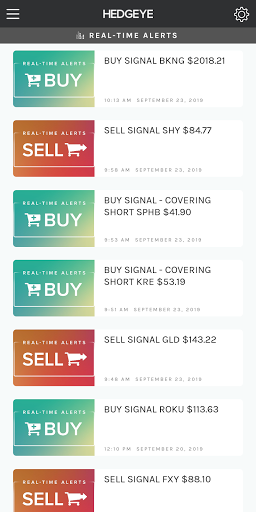 Android application Hedgeye Real-Time Alerts screenshort