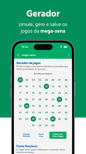 Loterias: Resultados e Gerador Screen 2