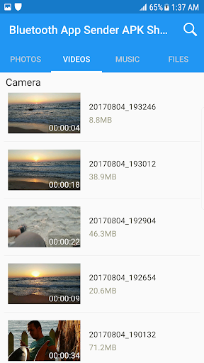 Screenshot of Bluetooth App Sender APK Share