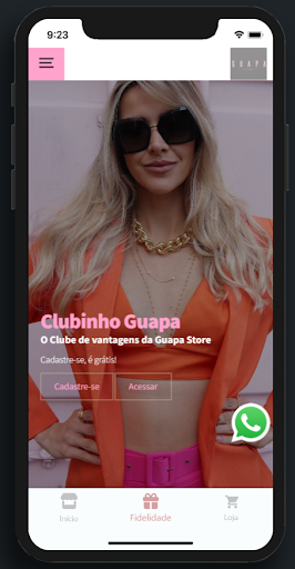 Guapa Store - Fidelidade Screen 2