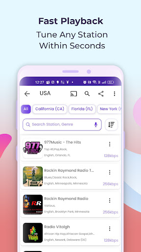 Screenshot of Radio FM