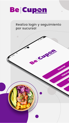 Android application Sucursales BeCupon screenshort