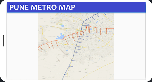 Pune Metro Map Screen 2