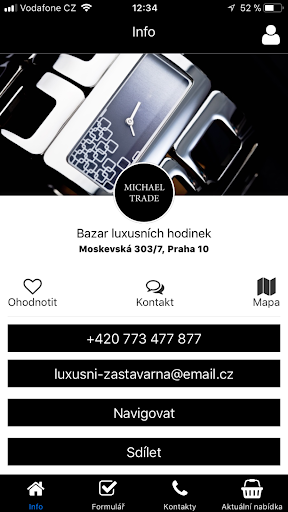 Bazar luxusních hodinek