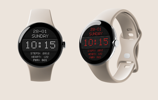 Android application Digital Point Sport Watchface screenshort