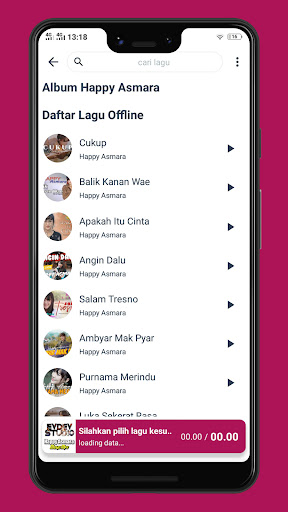 Happy Asmara Offline Album Screen 2