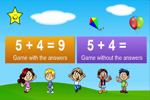 Android application Kids Addition and Subtraction screenshort