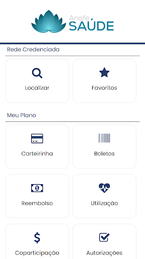 Android application ANAFE Saúde screenshort