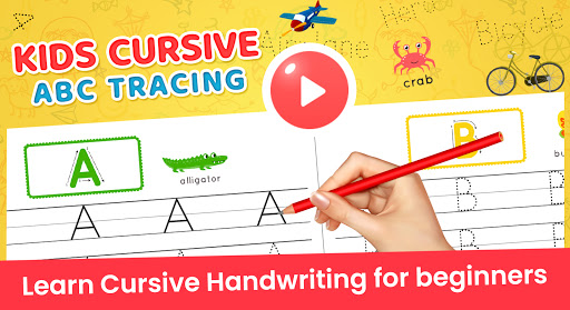 Toddler Cursive ABC Tracing- Learn Cursive Writing 1.0 screenshots 1