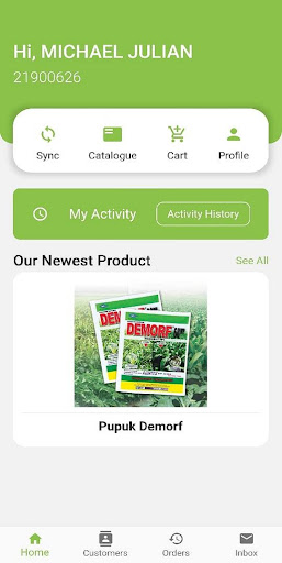 Android application ICAN screenshort