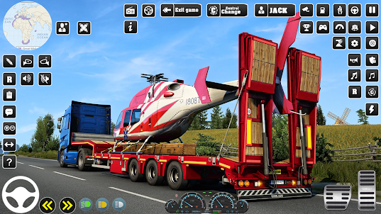 3D を運転するユーロ トラック ゲーム