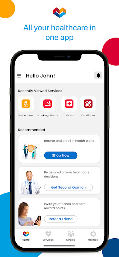 Android application Mpowered Health screenshort