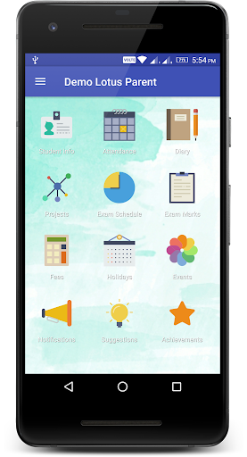 Android application TRINITY SCHOOL screenshort
