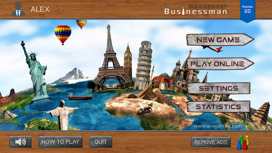Businessman ONLINE board game Screenshot