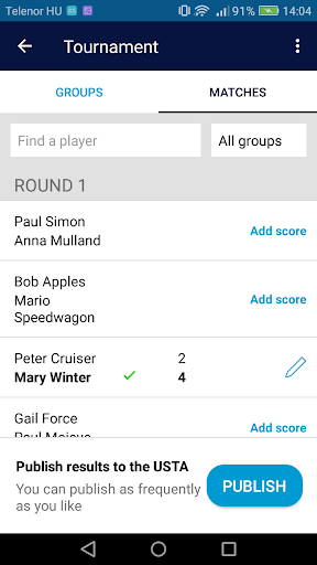 USTA Serve Screen 3