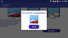 Monty Hall - Screenshot 3