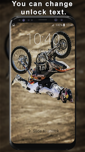 Motocross Lock Screen Screen 3
