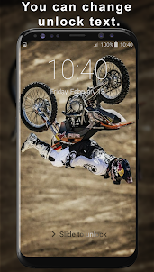 Motocross Lock Screen