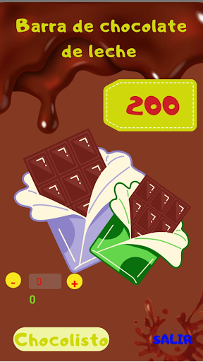Android application Chocolandia screenshort