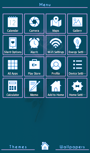 Neon Rose Theme +HOME Screen 2