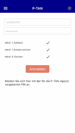 Fondsdepot Bank - AXA pTAN Screen 2