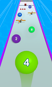 Rolling Ball Game Merge Number