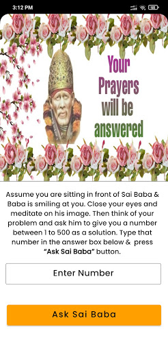 Sai Baba Answers Screen 2