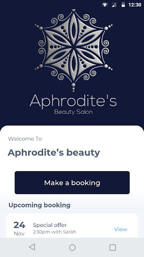 Android application Aphrodite’s beauty screenshort