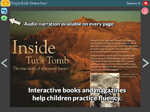 Superkids Online Fun Screen 3