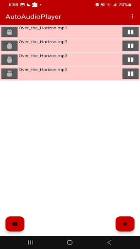AutoAudioPlayer Screen 3